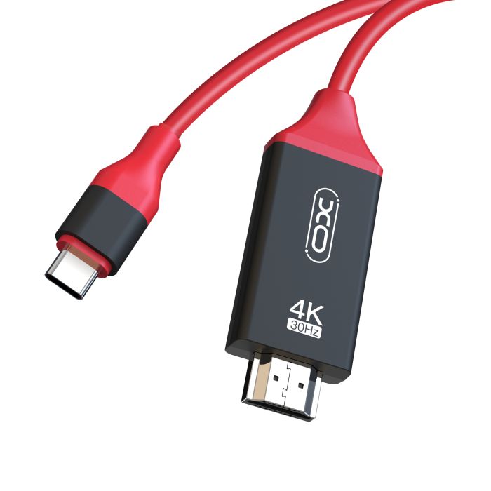 Кабель XO GB005 2m USB-C HDMI Кольоровий