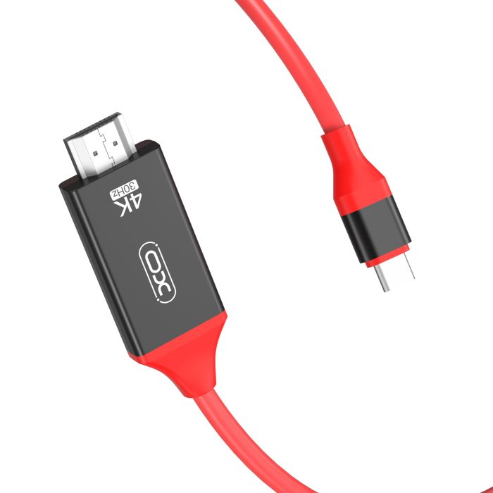 Кабель XO GB005 2m USB-C HDMI Кольоровий