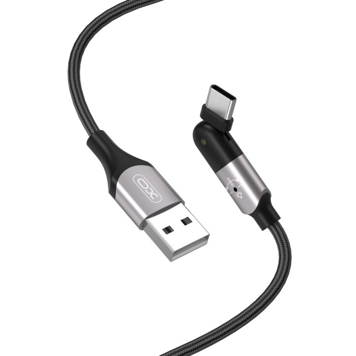 Кабель XO NB176 USB-A USB-C Чорний