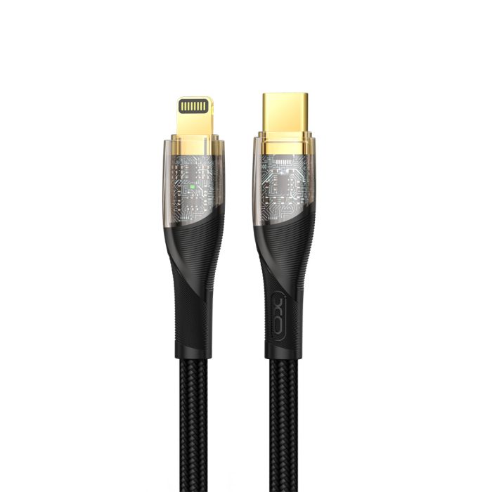 Кабель XO NB-Q223A USB-C Lightning Чорний