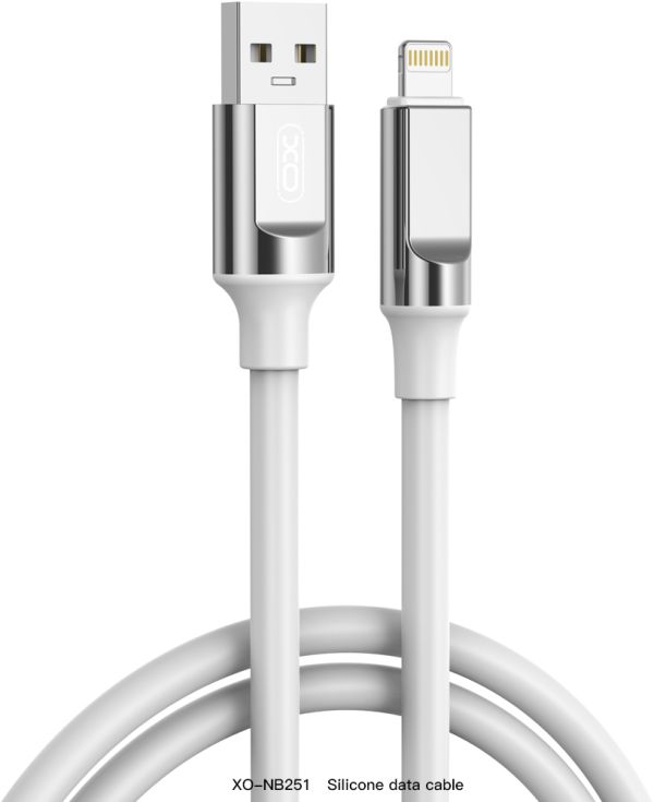 Кабель XO NB251 USB-A Lightning Білий