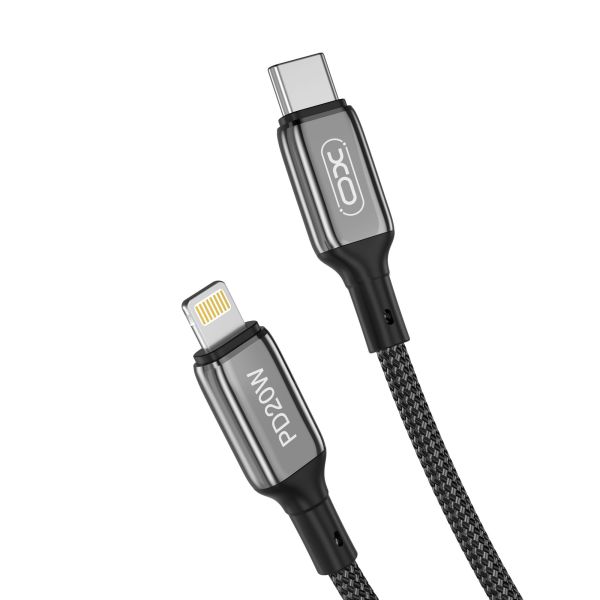 Кабель XO NB-Q180A USB-C Lightning Чорний