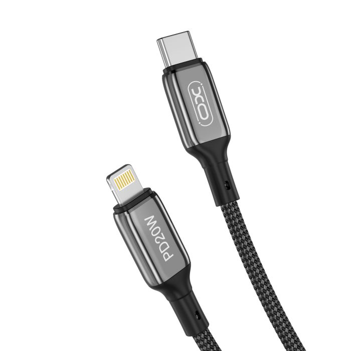 Кабель XO NB-Q180A USB-C Lightning Чорний