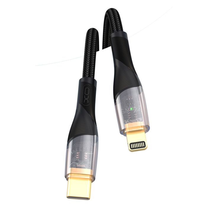 Кабель XO NB-Q223A USB-C Lightning Чорний