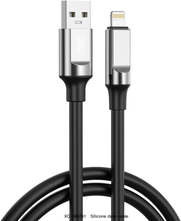 Кабель XO NB251 USB-A Lightning Чорний