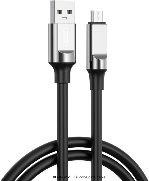 Кабель XO NB251 USB-A USB-B-Micro Чорний