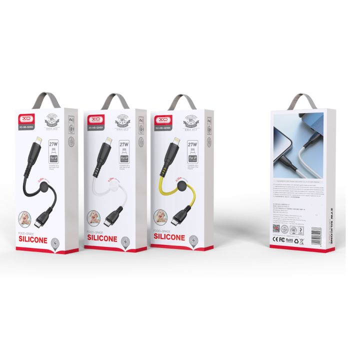 Кабель XO NB-Q248A USB-C Lightning Білий