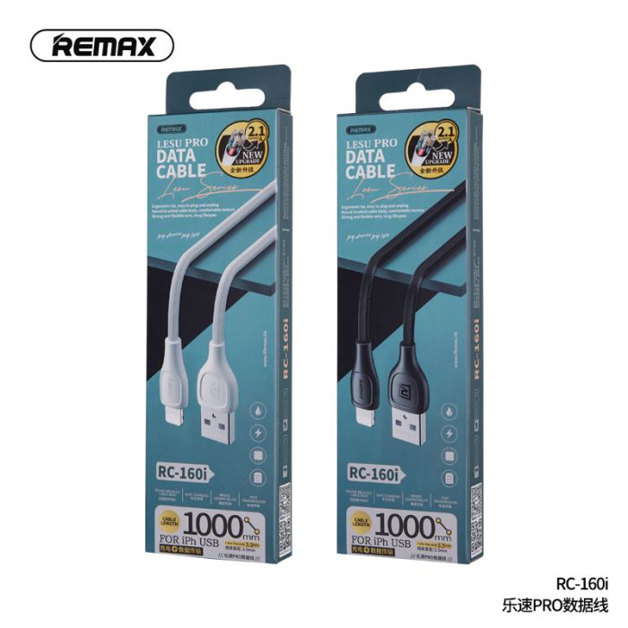 Кабель Remax RC-160i USB-A Lightning Білий