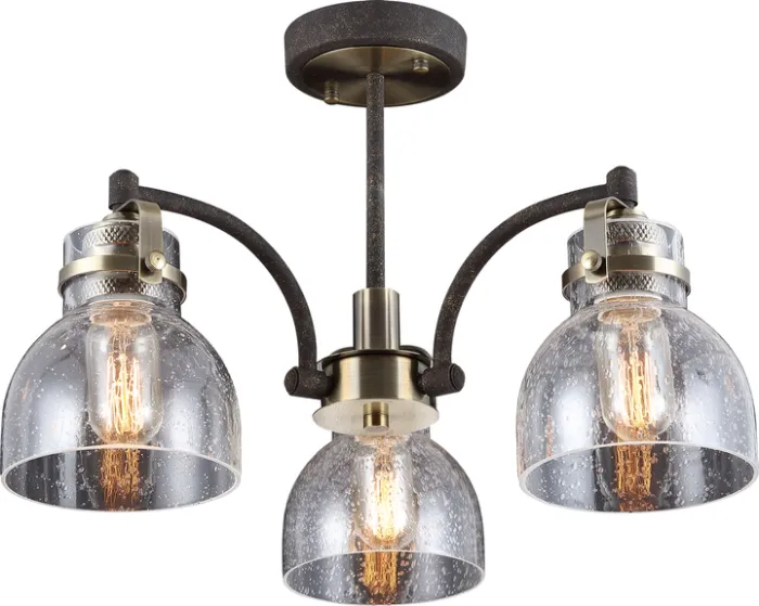 Люстра ALTALUSSE INL-6149P-03 Antique brass & Rusty