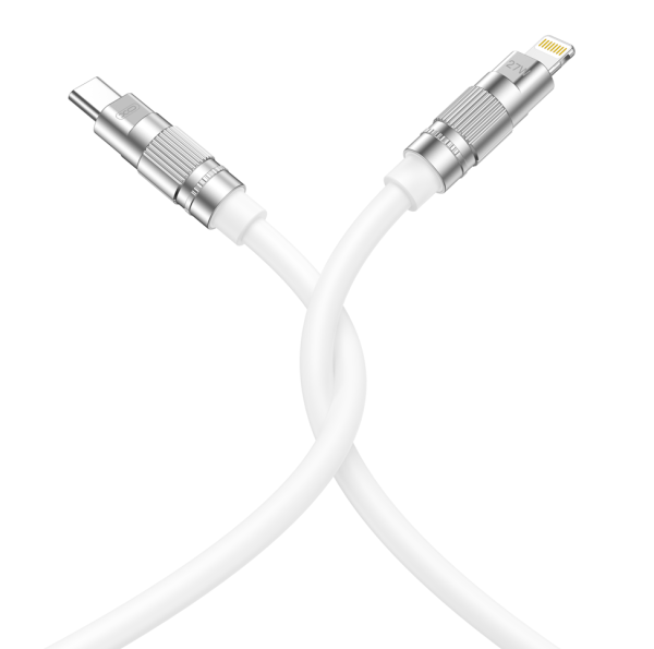 Кабель XO NB-Q228A USB-C Lightning Білий