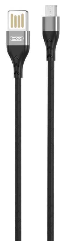 Кабель XO NB188 USB-A USB-B-Micro Сірий