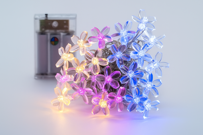 Декоративна гірлянда ALTALUSSE INL-2708B-20 (Multicolor) + 12 батарейок