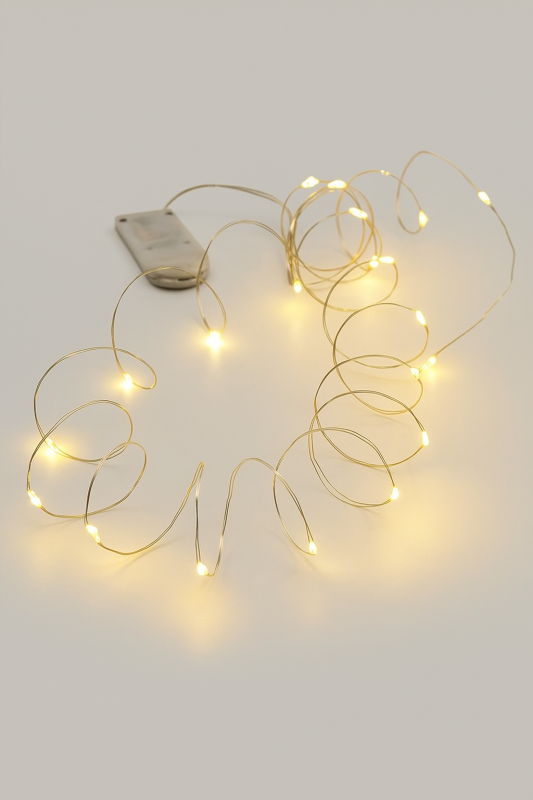 Декоративна гірлянда Altalusse INL-2101B-20 Теплий 20LED, 2м, 1 режим, 2*CR2032