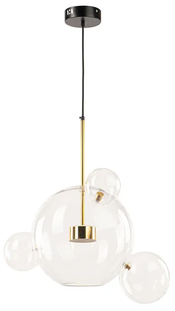 Люстра Altalusse INL-5048P-04 Antique brass & Clear