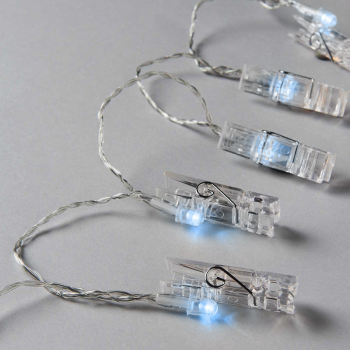 Декоративна гірлянда Altalusse INL-2704B-10 Холодний 10LED, 1,5м, 1 режим, 2*AA + 12 батарейок
