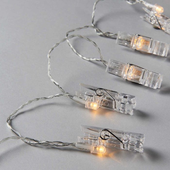 Декоративна гірлянда Altalusse INL-2704B-10 Теплий 10LED, 1,5м, 1 режим, 2*AA + 12 батарейок
