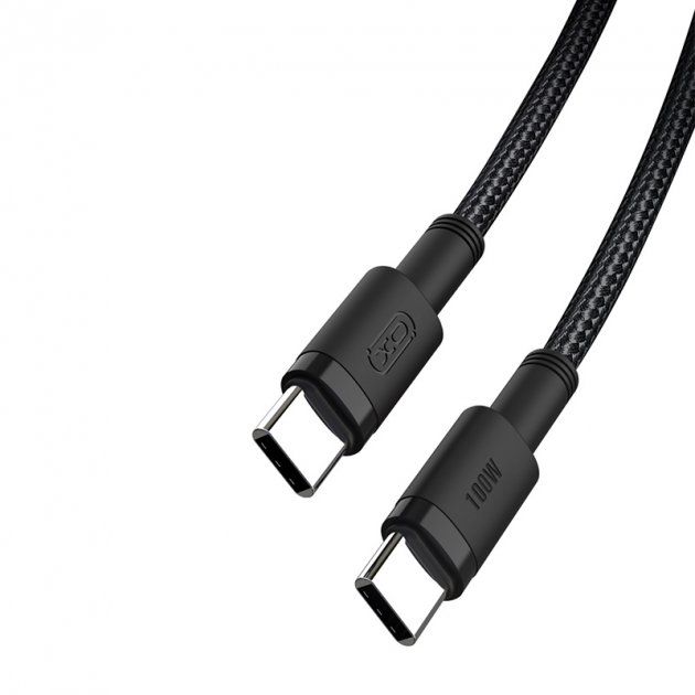 Кабель XO NB-Q199 USB-C USB-C Чорний