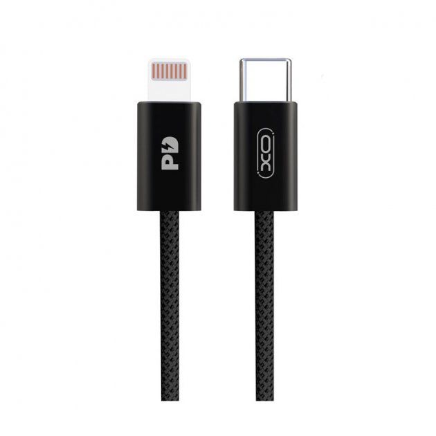 Кабель XO NB-Q206A USB-C Lightning Чорний