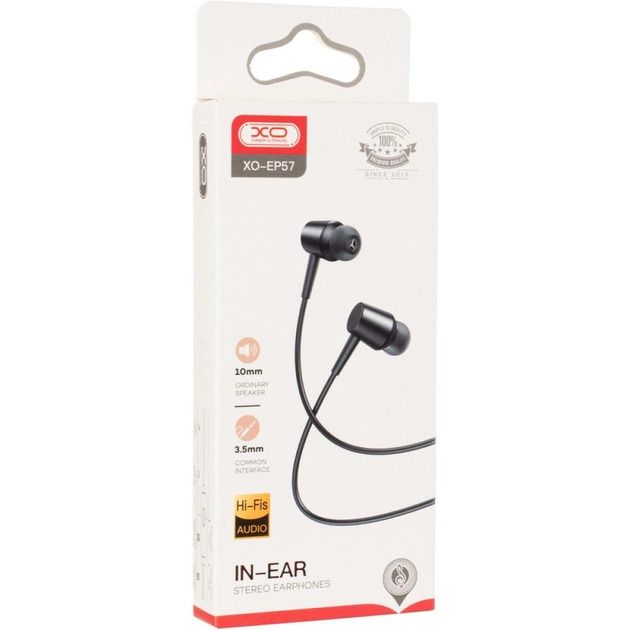 Навушники дротові 3.5 mm EP57 crown in-ear