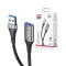 Кабель XO NB220 USB-A USB-A Чорний