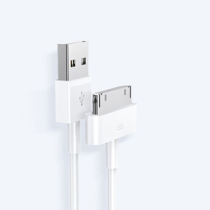 Кабель XO NB253 USB-A DOCK Білий (Iphone 2/3/4, ipad, ipod)