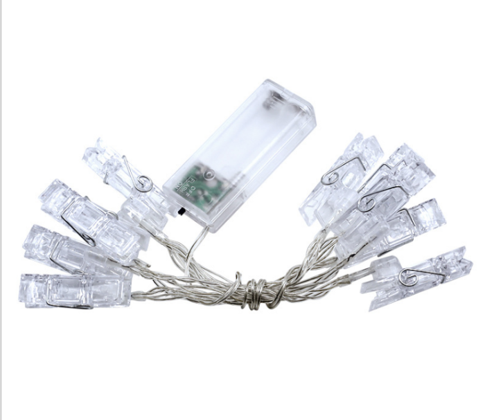 Декоративна гірлянда Altalusse INL-2704B-10 Холодний 10LED, 1,5м, 1 режим, 2*AA + 12 батарейок