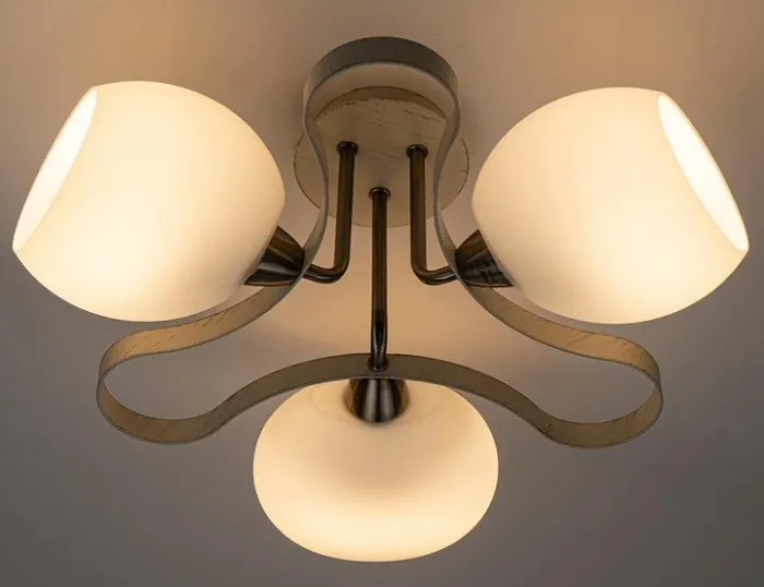 Стельовий світильник Altalusse INL-9210C-13 Antique brass & Beige