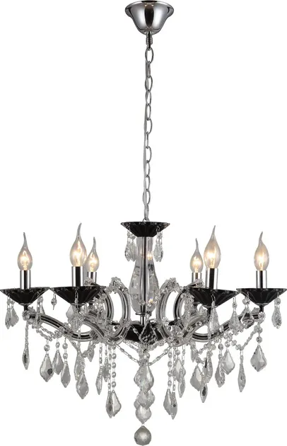 Люстра Altalusse INL-1148P-06 Black & Chrome