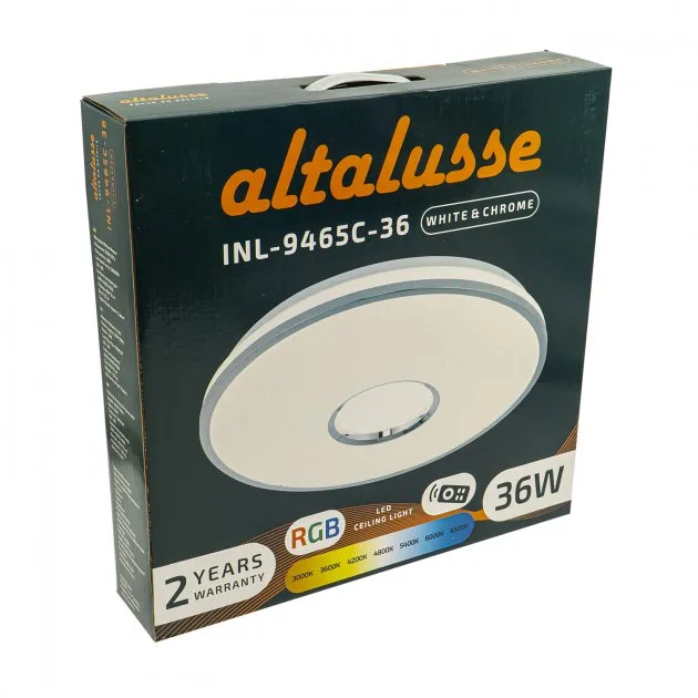 Стельовий світильник Altalusse INL-9465C-36 White & Chrome