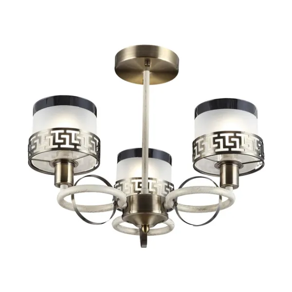 Люстра ALTALUSSE INL-6148P-03 Antique brass & Ivory
