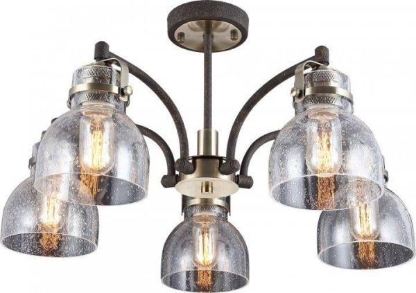 Люстра ALTALUSSE INL-6149P-05 Antique brass & Rusty