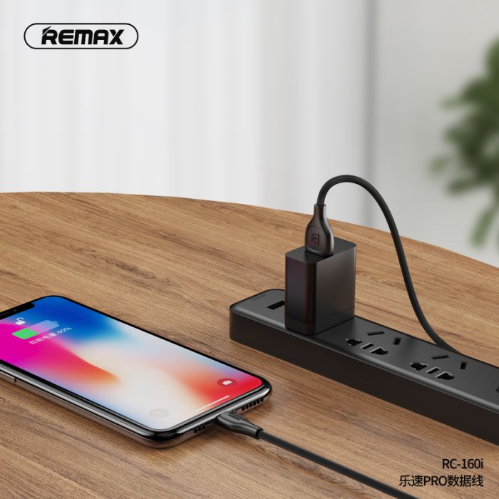 Кабель Remax RC-160i USB-A Lightning Білий