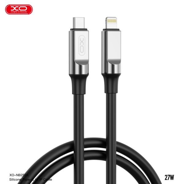 Кабель XO NB-Q252A USB-C Lightning Чорний