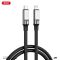 Кабель XO NB-Q252A USB-C Lightning Чорний