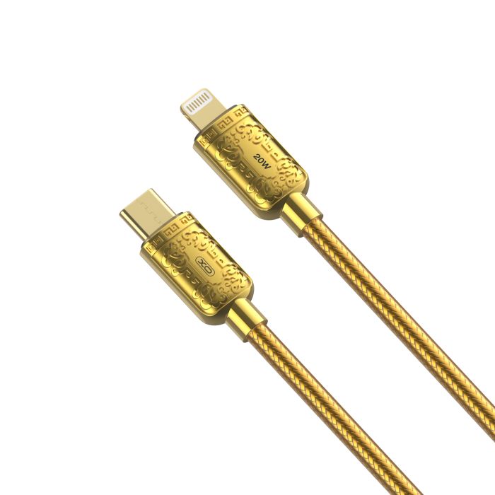 Кабель XO NB-Q217A USB-C Lightning Золотий