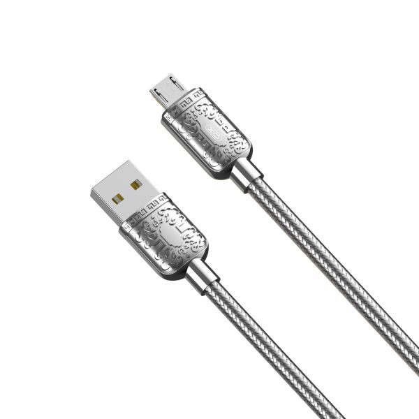Кабель XO NB216 USB-A USB-B-Micro Сріблястий