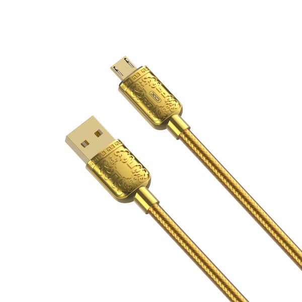 Кабель XO NB216 USB-A USB-B-Micro Золотий