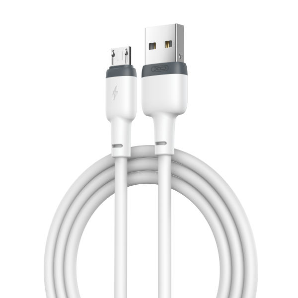 Кабель XO NB208 USB-A USB-B-Micro Білий