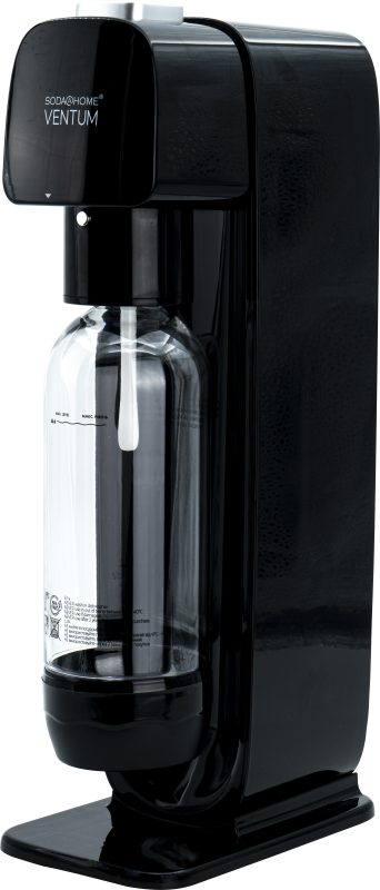 Апарат / Сифон для газування води та напоїв SODA@HOME VENTUM Black