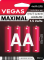 Батарейка VEGAS MAXIMAL АА блістер 4шт. Alkaline