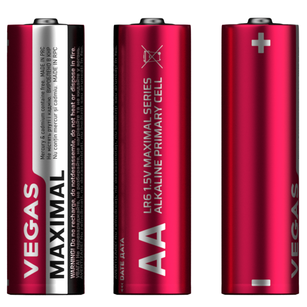 Батарейка VEGAS MAXIMAL АА блістер 4шт. Alkaline