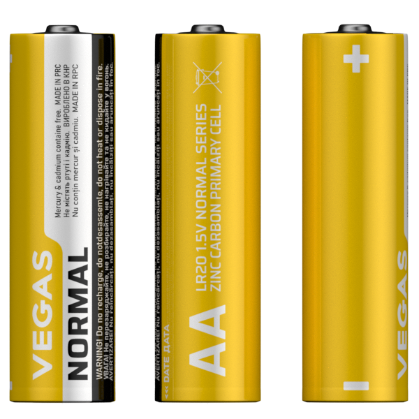 Батарейка VEGAS NORMAL АА 4шт. Zinc-Carbon